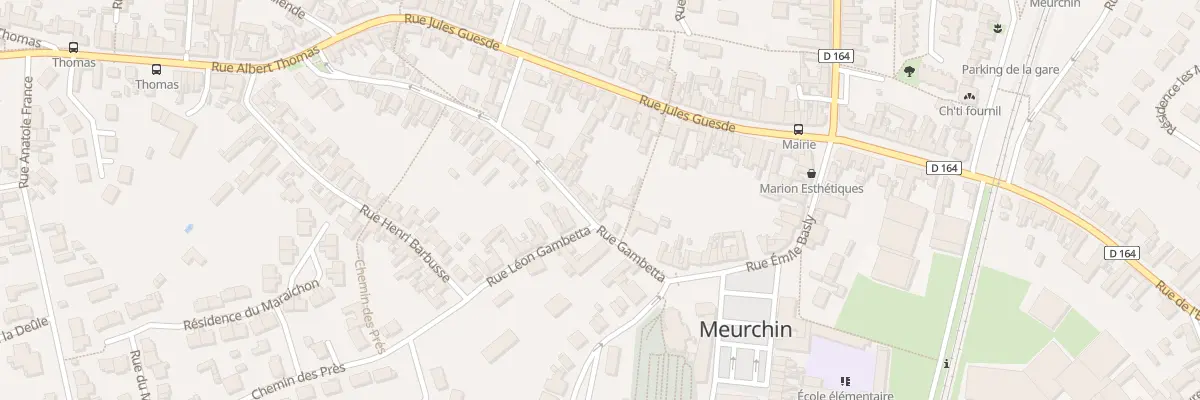 Plan du 2 Rue Victor Hugo à Meurchin