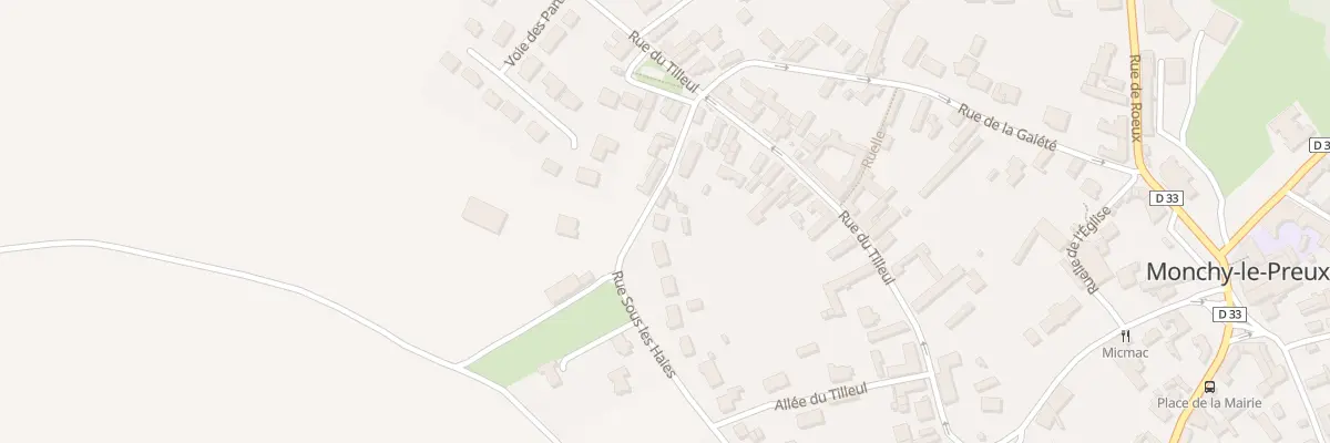 Plan du 16 Rue sous les Haies à Monchy-le-Preux