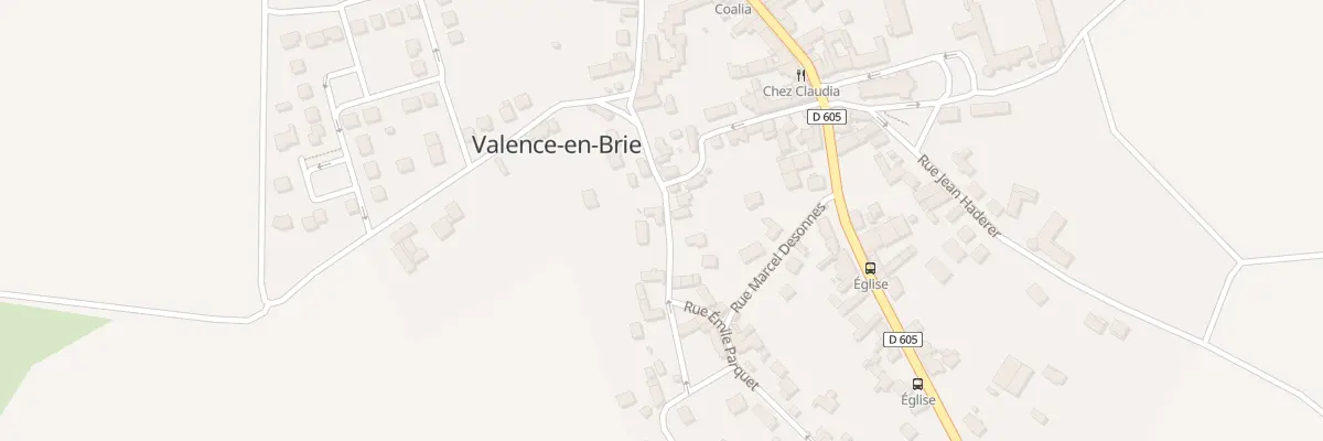 Plan du 23B Rue Emile Parquet à Valence-en-Brie