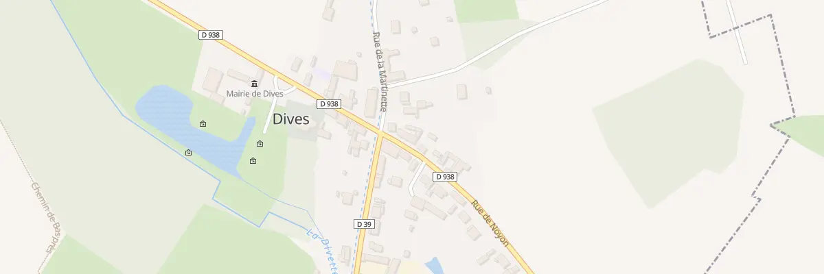 Plan du 1 Rue de Noyon à Dives