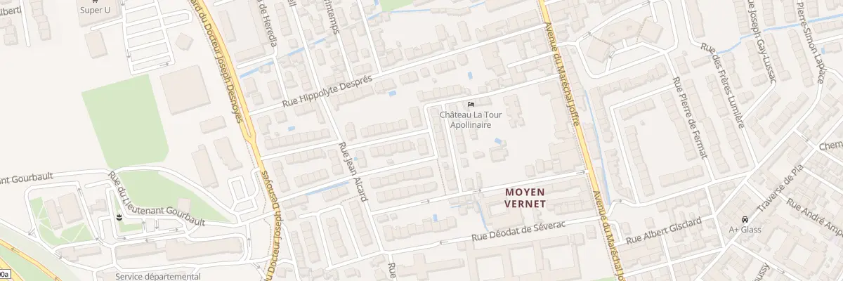 Plan du 1 Rue Guy de Maupassant à Perpignan
