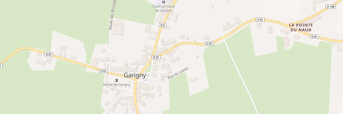 Plan du 48 Rte de Marseilles les Aubigny à Garigny