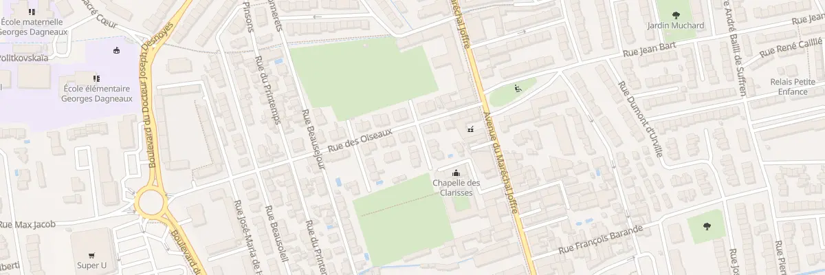 Plan du 11 Rue des Oiseaux à Perpignan
