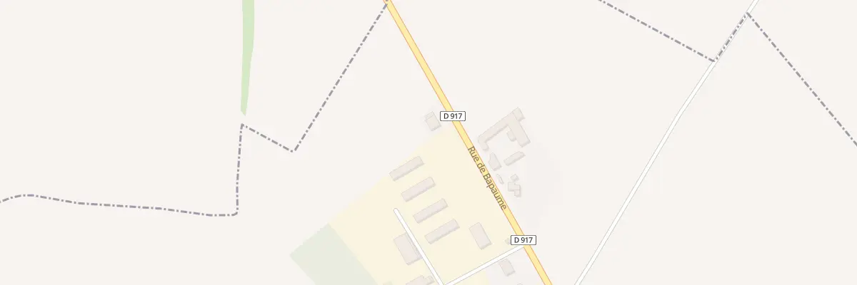 Plan du 5033 Rue de Bapaume au Transloy