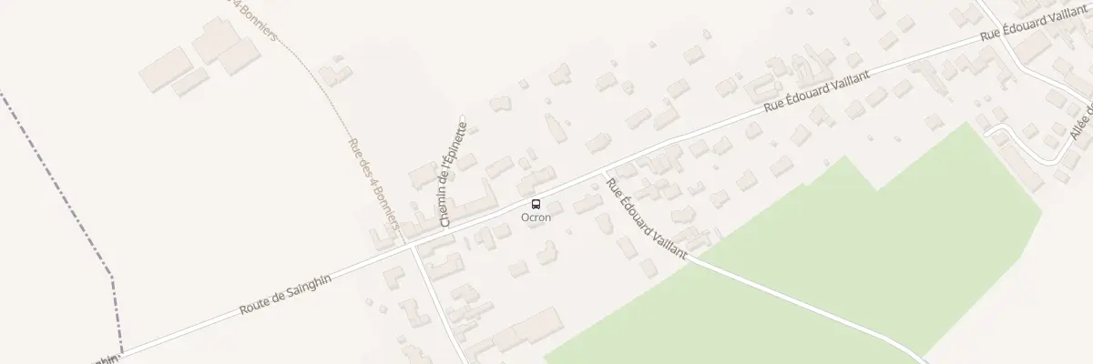 Plan du 687 Rue Édouard Vaillant à Sainghin-en-Weppes