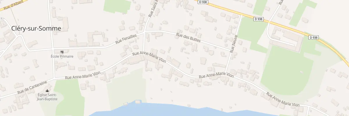Plan du 38 Rue Anne-Marie Vion à Cléry-sur-Somme