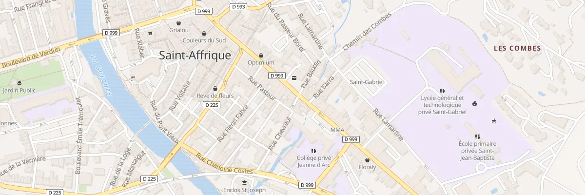 Plan du 38 Bd de la République à Saint-Affrique