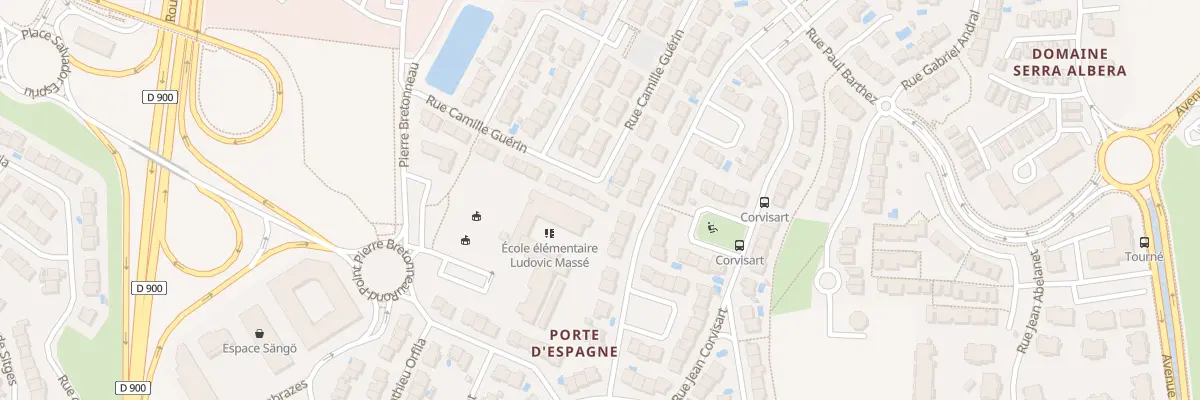 Plan du 26 Rue Camille Guérin à Perpignan
