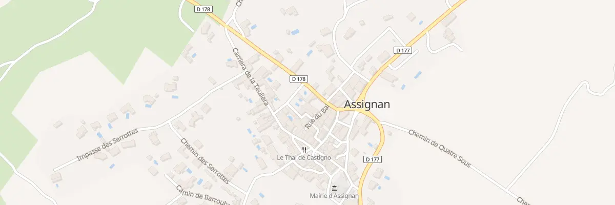 Plan du 5141F Av de Coulouma à Assignan