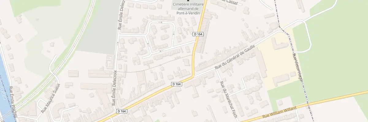 Plan du 2 Rue Lejeune à Pont-à-Vendin