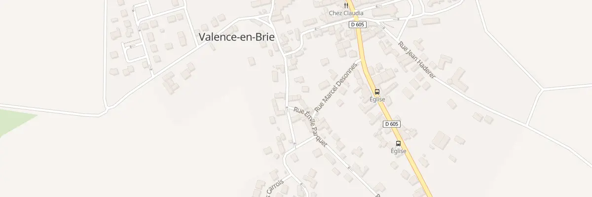 Plan du 14A Rue Emile Parquet à Valence-en-Brie