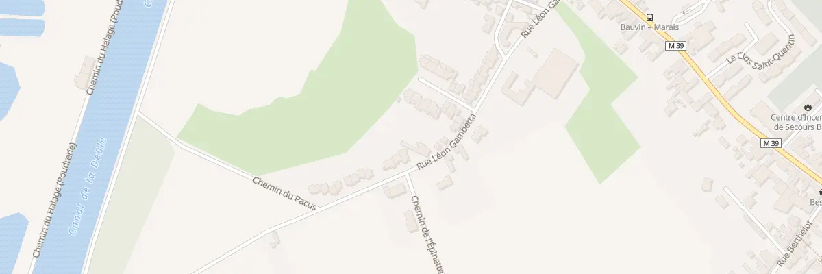 Plan du 53 Rue Gambetta à Bauvin