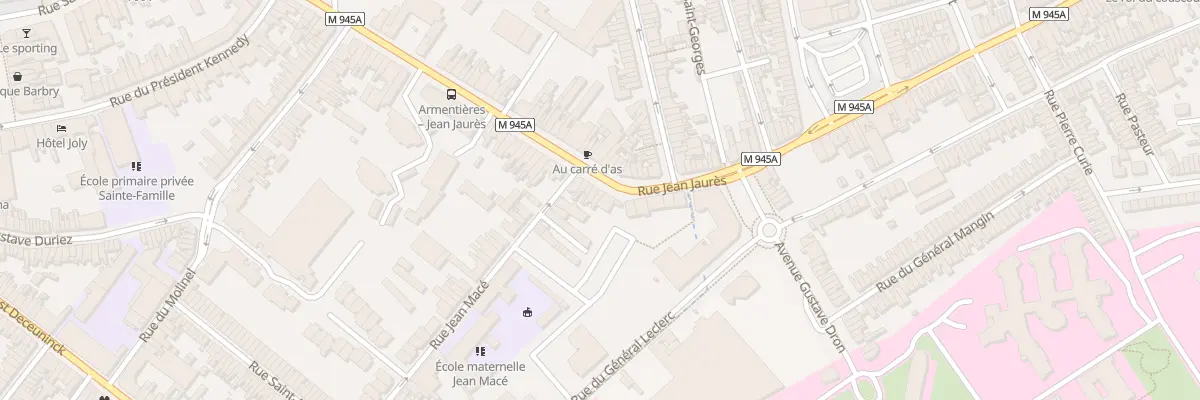 Plan du 80 Rue Jean Jaures à Armentières