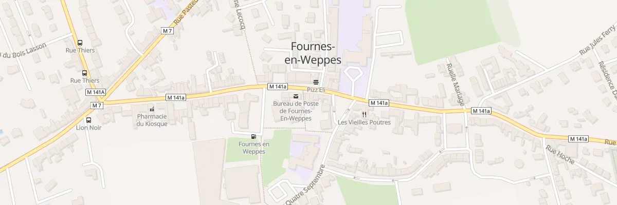 Plan du 1186 Rue Faidherbe à Fournes-en-Weppes