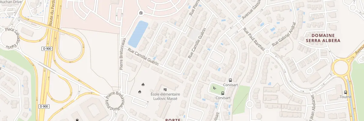 Plan du 13 Rue Camille Guérin à Perpignan