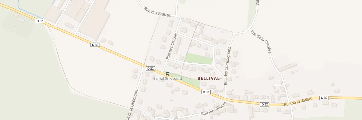 Plan du 35 Rue de Massival à Gilocourt