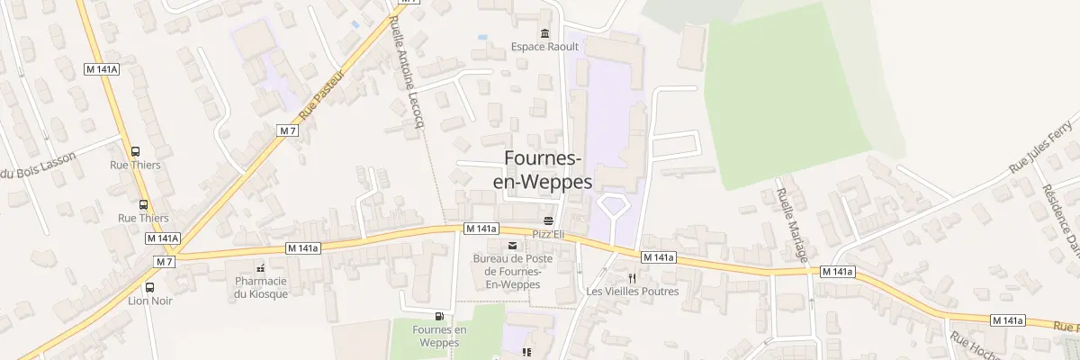 Plan du 69 Rue François-Marie Raoult à Fournes-en-Weppes