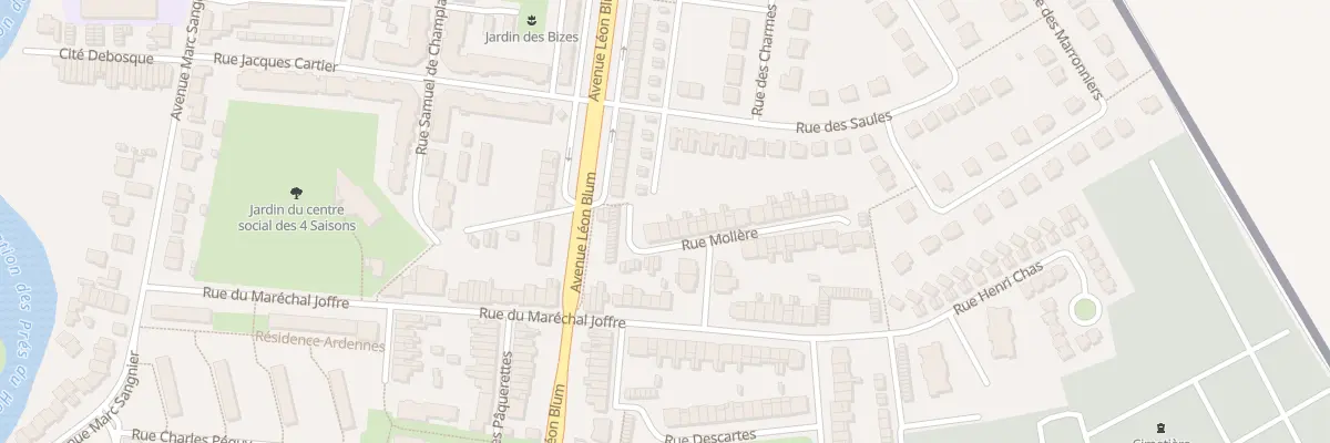 Plan du 3 Rue Moliere à Armentières