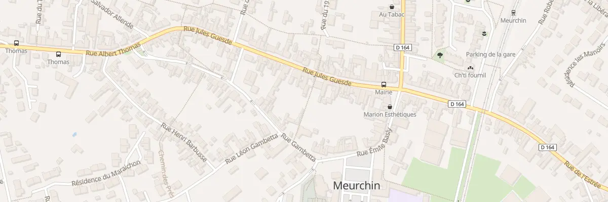Plan du 47B Rue Jules Guesde à Meurchin