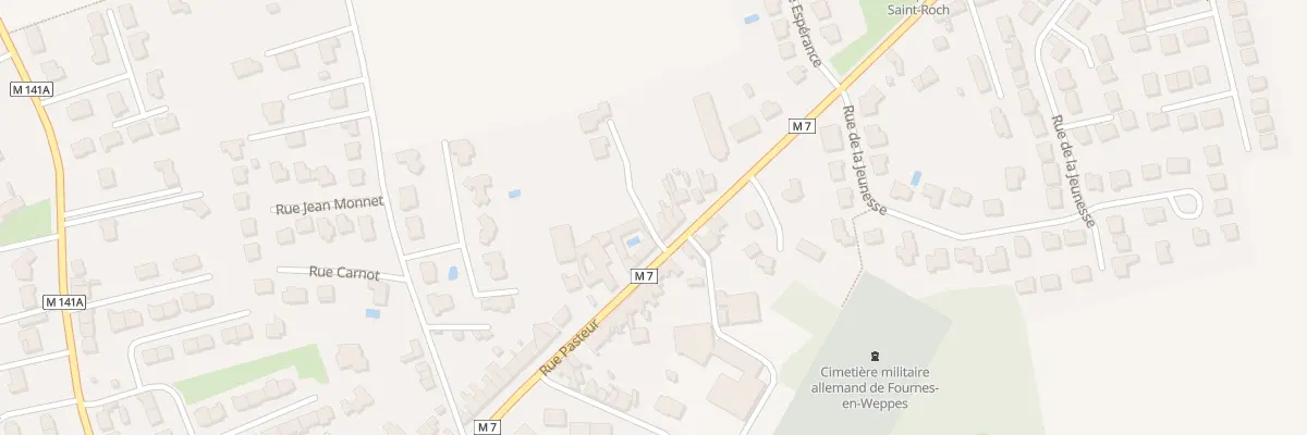 Plan du 485 Rue Pasteur à Fournes-en-Weppes
