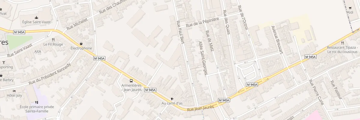 Plan du 47 Rue Paul Bert à Armentières