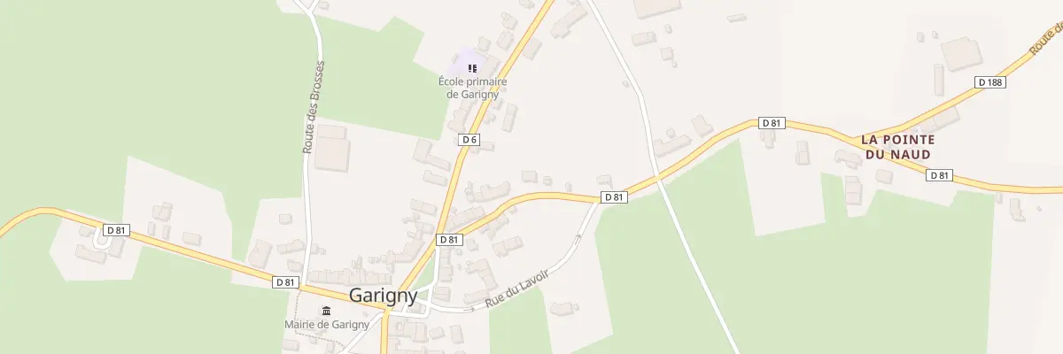 Plan du 9 Rte de Marseilles les Aubigny à Garigny