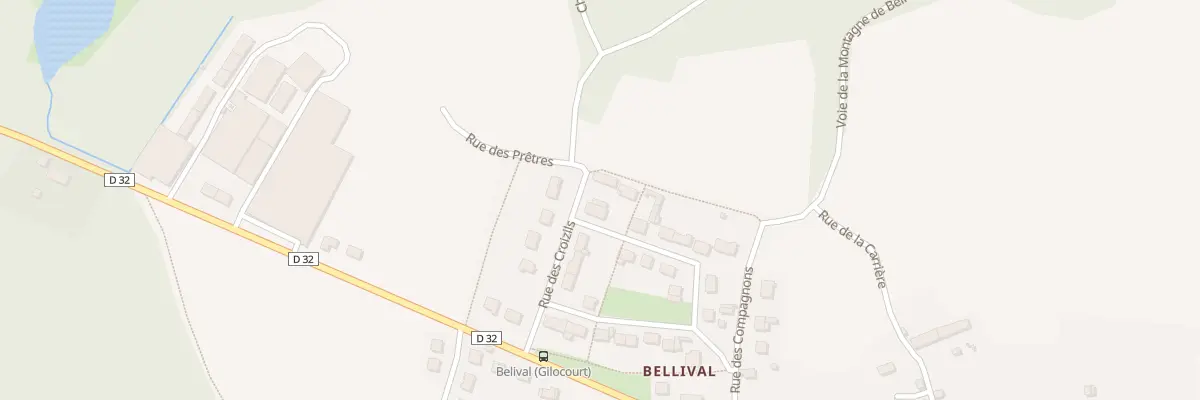 Plan du 274 Rue de Massival à Gilocourt