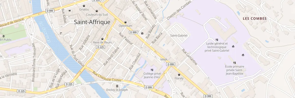 Plan du 6 Bd Emile Borel à Saint-Affrique