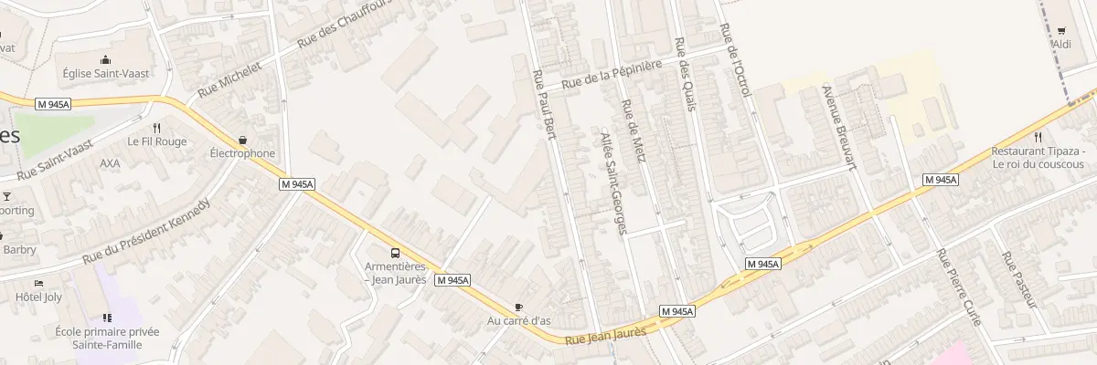 Plan du 49 Rue Paul Bert à Armentières
