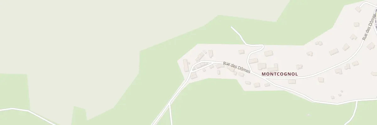 Plan du 5313 Montcognol à Chapdes-Beaufort