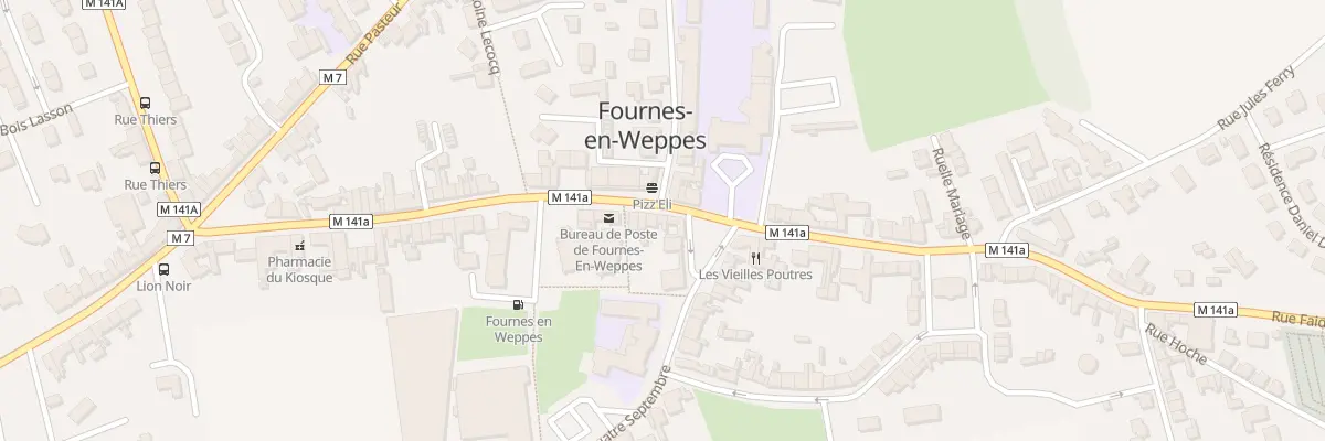 Plan du 1206 Rue Faidherbe à Fournes-en-Weppes