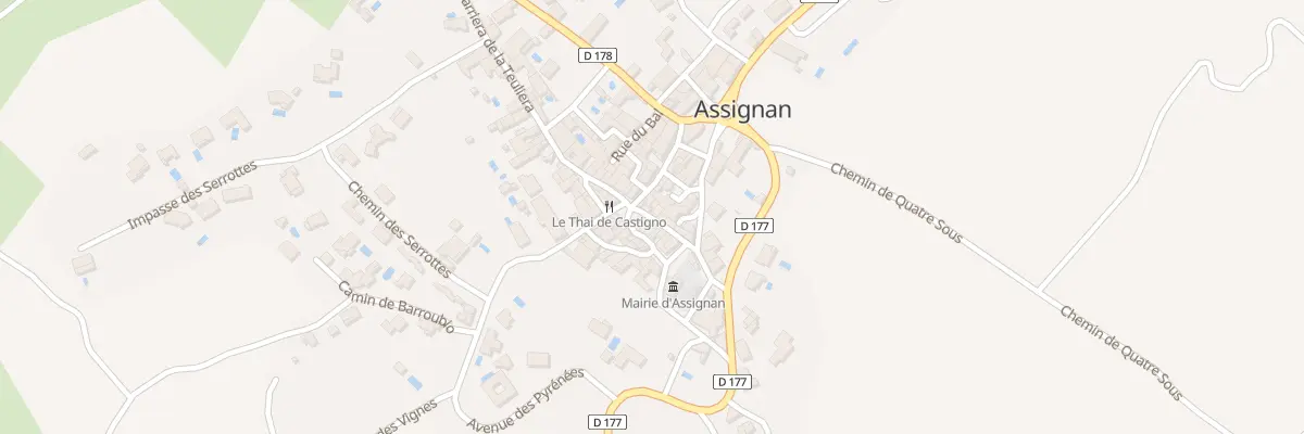 Plan du 5073 Le Village à Assignan