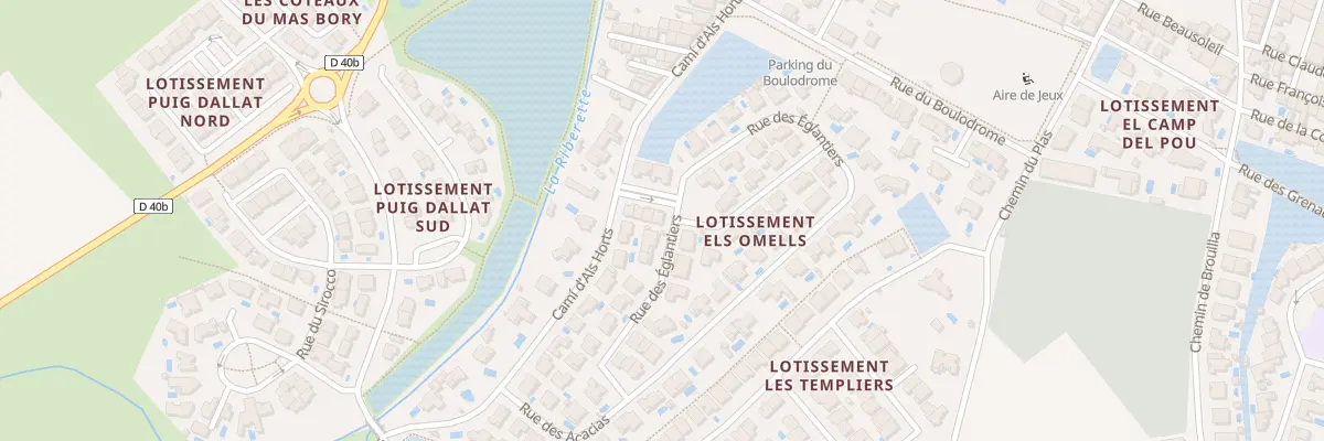 Plan du 3B Rue des Eglantiers à Bages