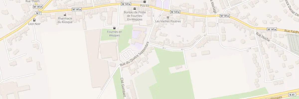 Plan du 123 Rue du Quatre Septembre à Fournes-en-Weppes