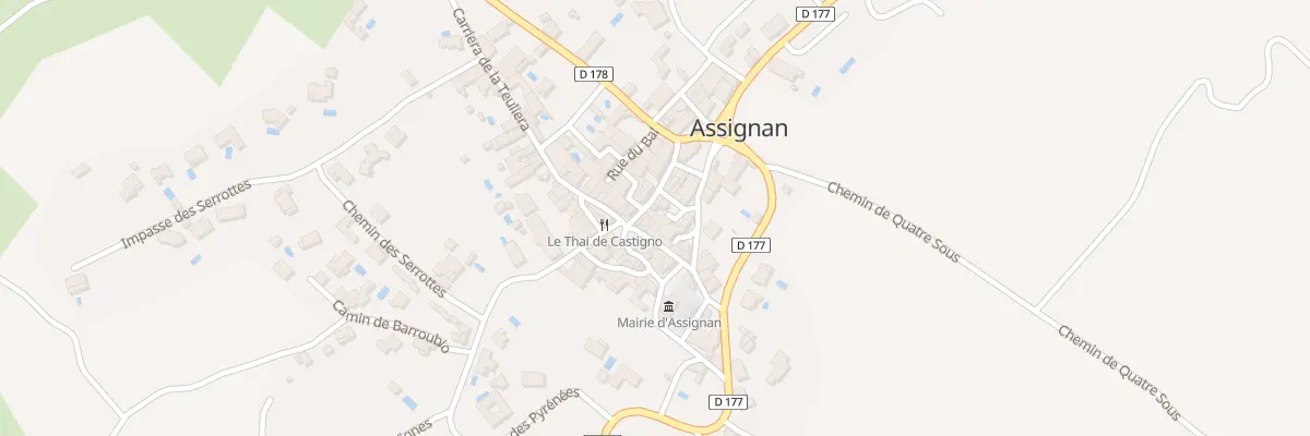 Plan du 5008 Le Village à Assignan