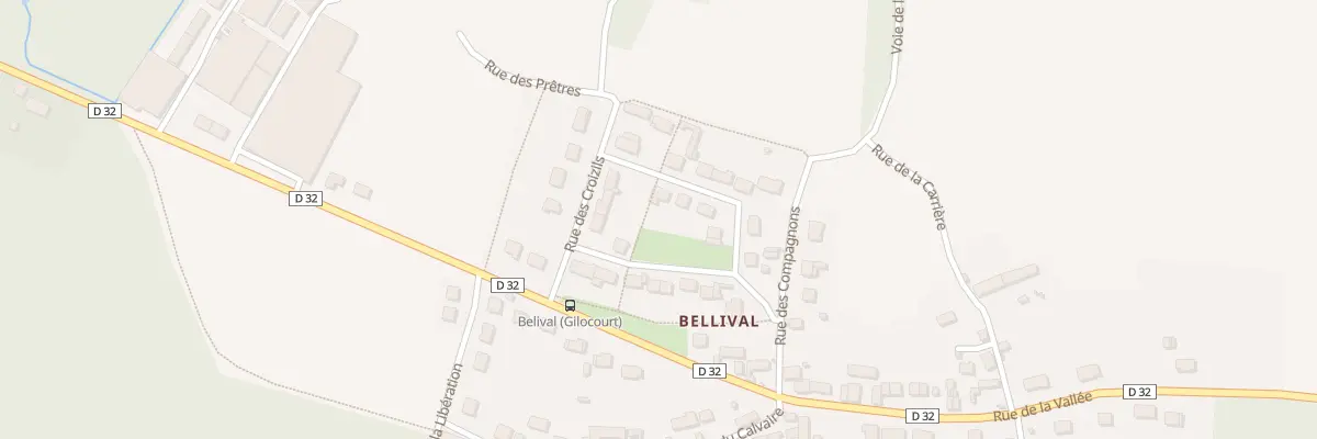 Plan du 241 Rue de Massival à Gilocourt