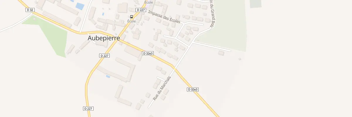 Plan du 1 Che du Grand Bois à Aubepierre-Ozouer-le-Repos