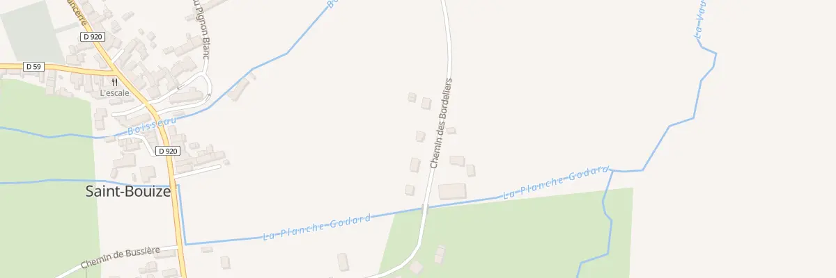 Plan du 15 Che des Bordeliers à Saint-Bouize
