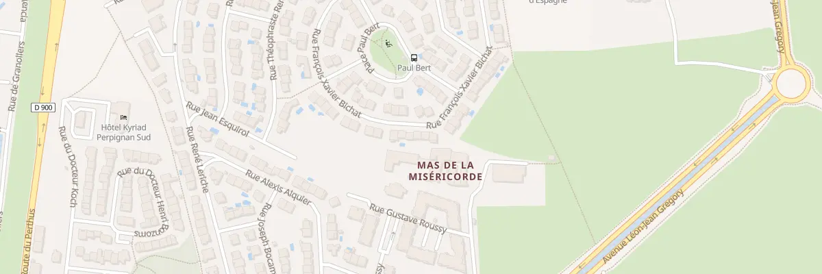 Plan du 57 Rue Francois Xavier Bichat à Perpignan