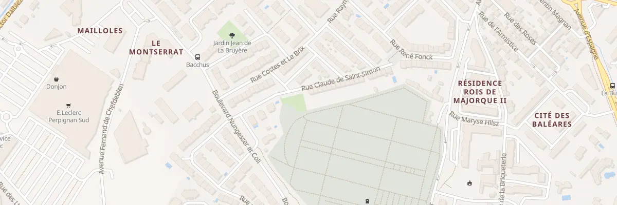 Plan du 2 Rue Saint Simon à Perpignan