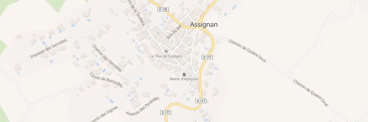 Plan du 5138F Rue des Anciens Combattants à Assignan