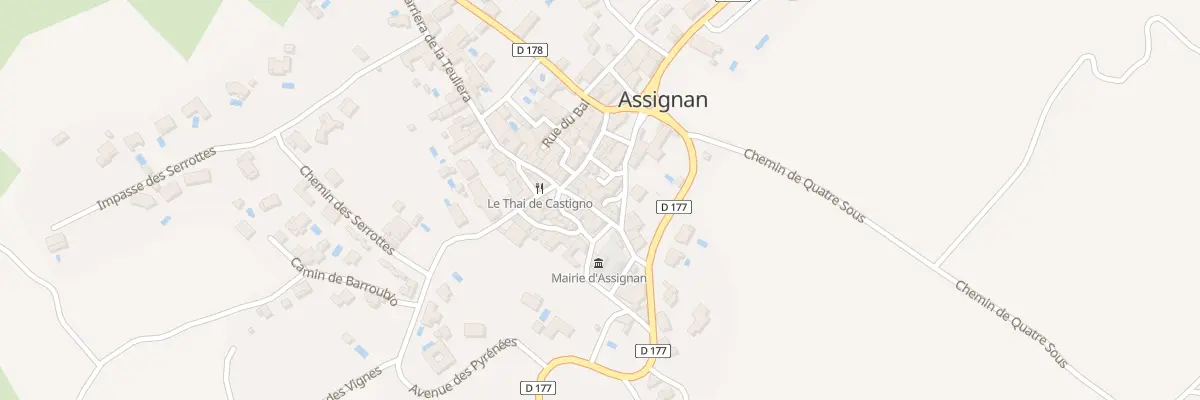 Plan du 5106 Le Village à Assignan