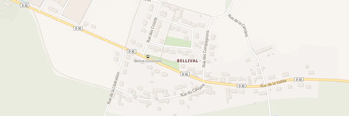 Plan du 68 Rue de Massival à Gilocourt