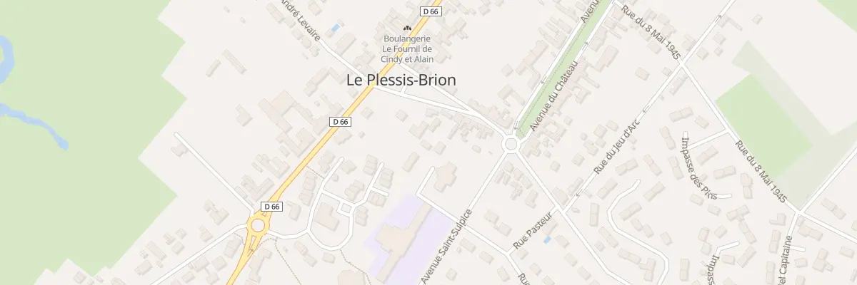Plan du 5 Pl Bobigny au Plessis-Brion