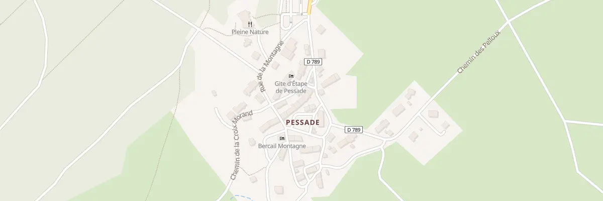 Plan du 5099 Pessade à Saulzet-le-Froid