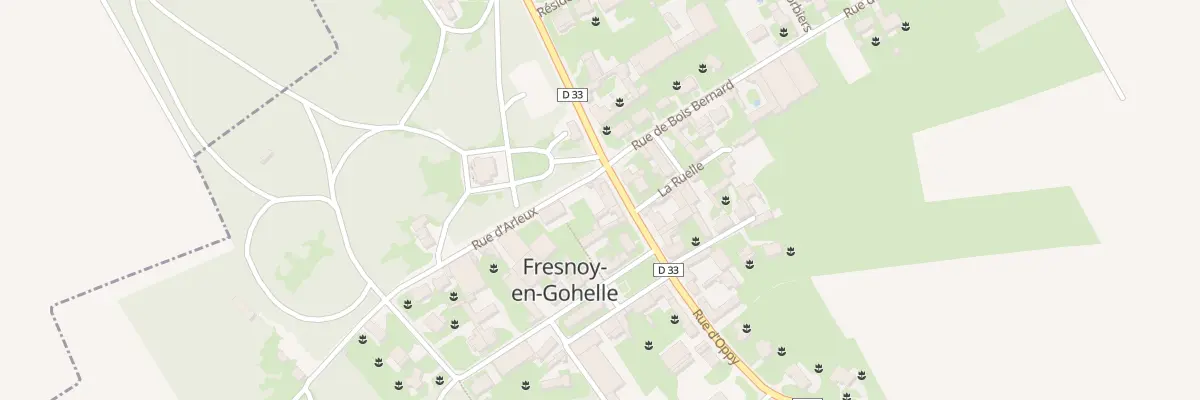 Plan du 6 Rue d’Oppy à Fresnoy-en-Gohelle