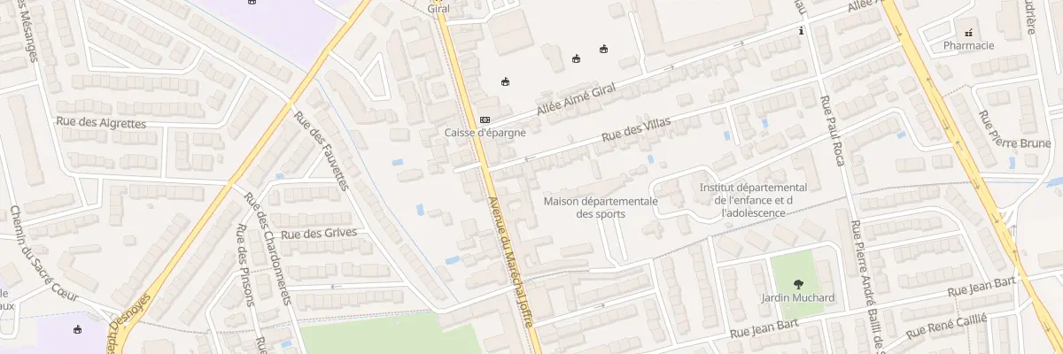 Plan du 6 Rue des Villas à Perpignan