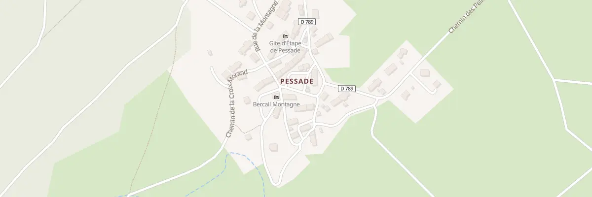 Plan du 5000 Pessade à Saulzet-le-Froid