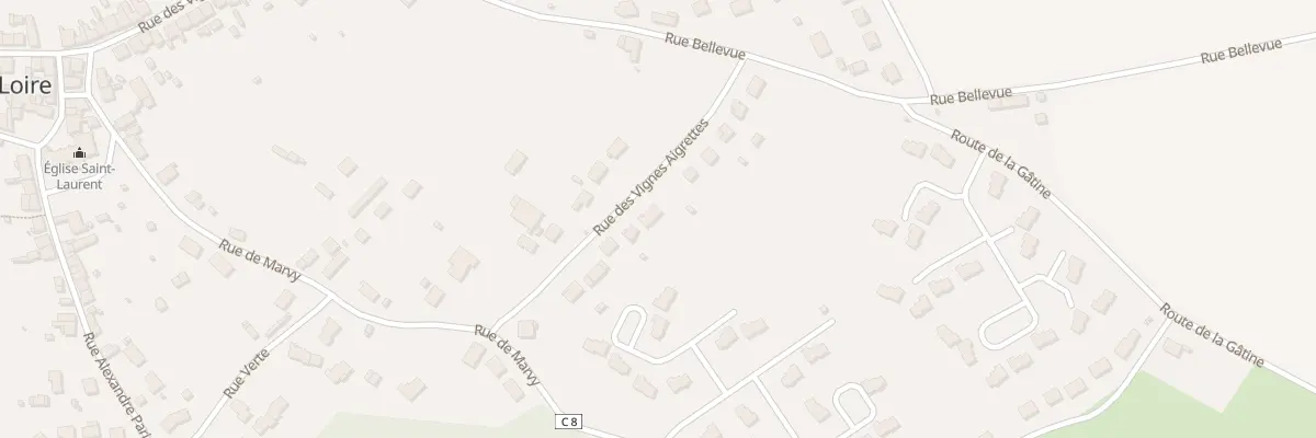 Plan du 12 Rue des Vignes Aigrettes à Neuvy-sur-Loire