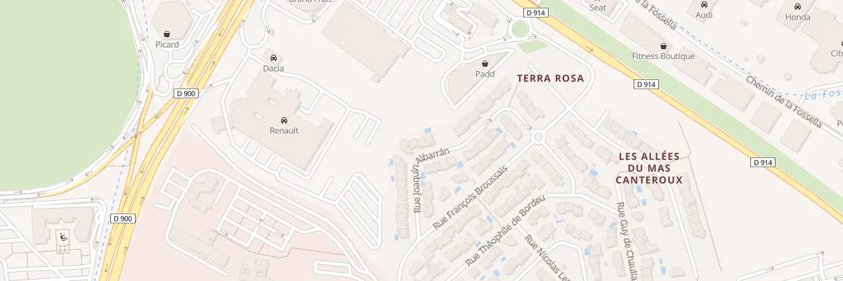 Plan du 23 Rue Joaquin Albarran à Perpignan